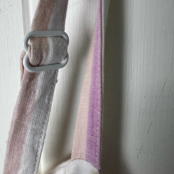 Torrid Linen Cotton Blend Midi Dress Striped Front Button with Pockets, - Picture 12 of 16